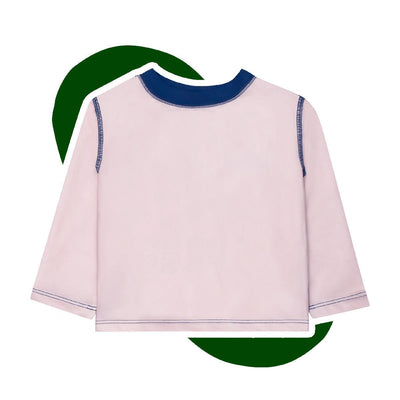 Make The Sea Plastic Free Rose Pink Rashguard - Rose Pink