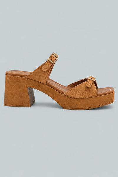 Women's Beck Clog Sandals - Cognac Suede
