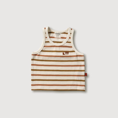 Organic Tank Top - Multi Stripe
