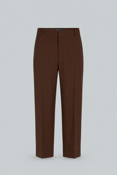 Slim Leg Pants - Brown Over