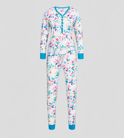 Women's Jogger/Henley Pajama Set - Mermaid