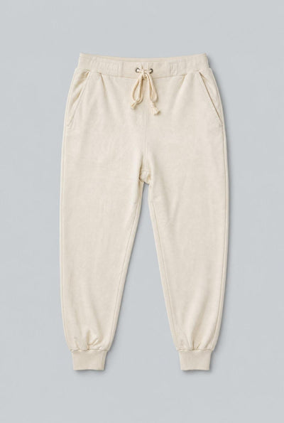 Tie Waist Joggers - Ivory