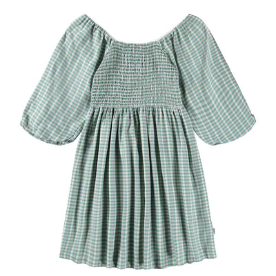 Cherisa Dress Short Sleeve - Menthe Gingham