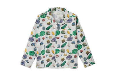 Baby Vild Lab No.12 - Earth Rocks! Organic Cotton Woven Collared Shirt - Button Down Shirt