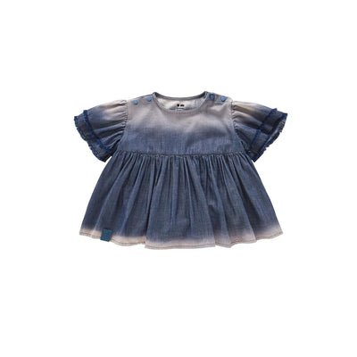 Baby Fit & Flare Dress - Navy