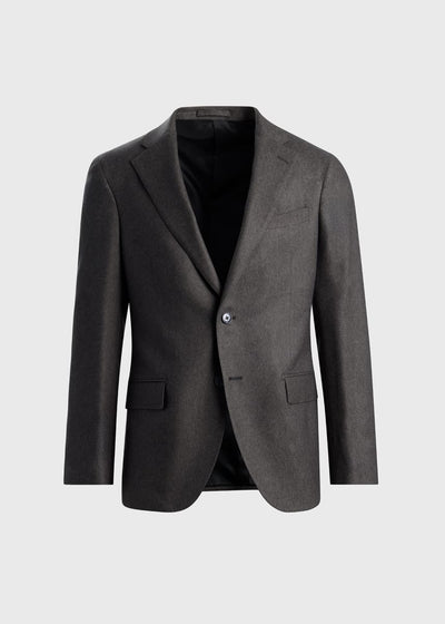 Silk & Cashmere Jacket - Dark Olive