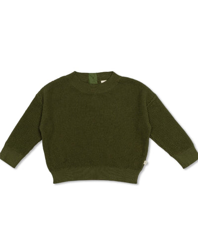Waffle Sweater - Crocodile