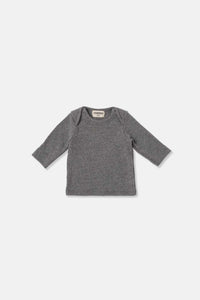 Soft knit newborn top - Grey