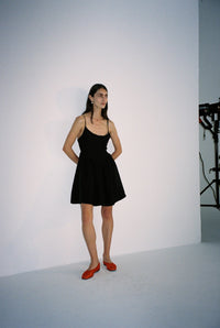 Hera Woman Short Dress Caviar