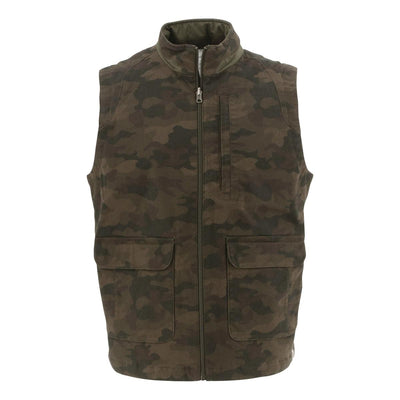 Butte Reversible Vest - Olive Print