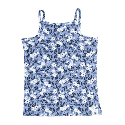 Camisole - Vintage Floral Blue - Tank Top