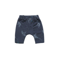 Baby Terry Harem Pants - Navy