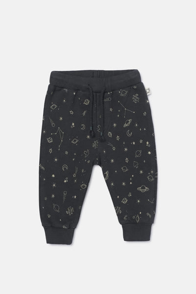 Cozmo Plush Baby Pants - Dark Grey