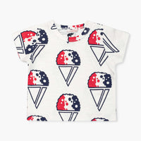 Short Sleeve Crewneck Tee - Snowcone Celebration