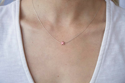 Stella ~ Salty Pendants - Pink - 925 Sterling Silver