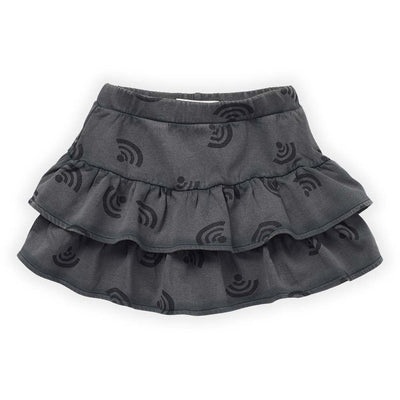 Wifi Print Layer Skirt - Asphalt - Skirt