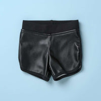 Vegan Moto Shorts - Black