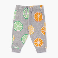 Summer Sporty Sweatpants - Citrus Crush