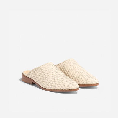 Ama Woven Mule Woven - Bone - FINAL SALE