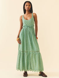 Valeria Dress - Bermuda Green