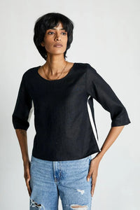 The Bold Stripe Shirt - Black