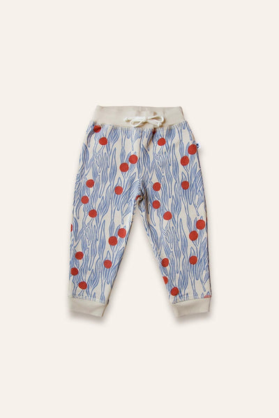 Organic Pima Cotton Kids Sweatpants - Winter Berries