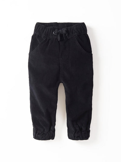 Baby Corduroy Jogger - Black - Joggers