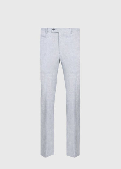 Linen Dress Trouser - Silver