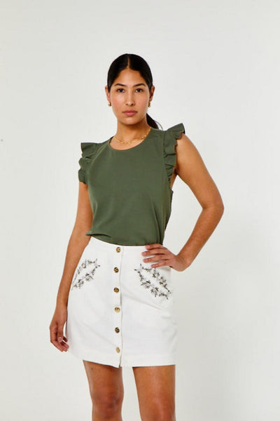 Alice Top - Thyme - Tank Top
