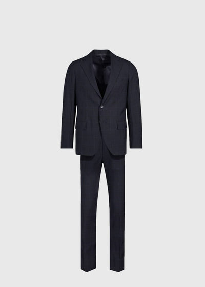 All Year Wool Plaid Suit - Grey - Suit - adult