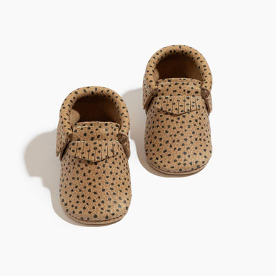Almond Speckles Moccasin Baby Shoe - ’Moccasin - Kids Adult’