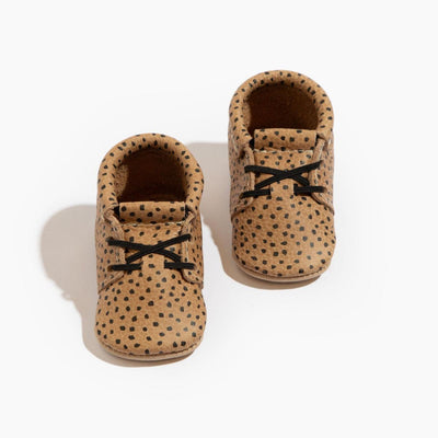 Almond Speckles Oxford Baby Shoe - ’Bootie - Baby Kids Adult’