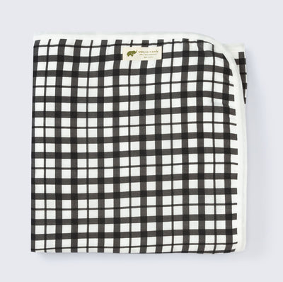 Always Picnic Mini - Black Gingham - One Size - Blanket