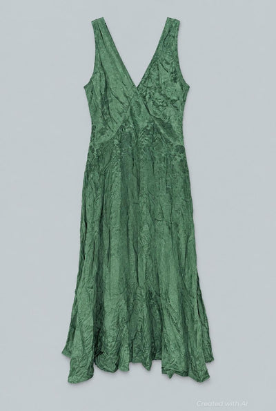 Antonella Dress - Emerald - S - Dresses