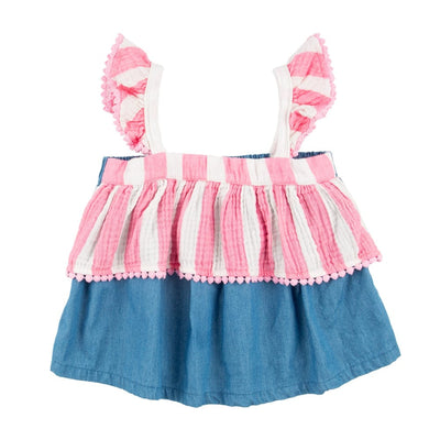 Anya Tank Stripe - Starburst - Tank Top