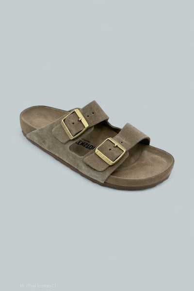 Arizona Tonal Suede Sandals - Beige - US 10L / US 8M - Sandals