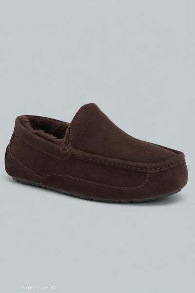 Ascot Slipper Men’s - Dusted Cocoa - 13 - Slip-On