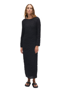 Open Back Dress - Black