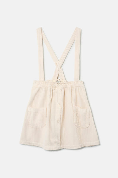 Organic Corduory Skirtall - Stone