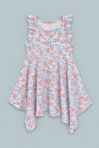 Emma's Racerback Dress - Vintage Flower Pink