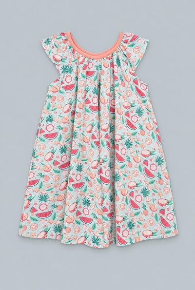 Babydoll Dress - Dragon Fruit
