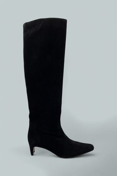 Women's Wally Suede Tall Boots - Black Suede