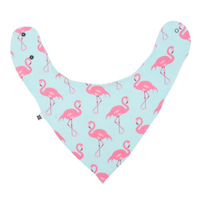 Baby Bib - Flamingo Aqua - OS - Bib