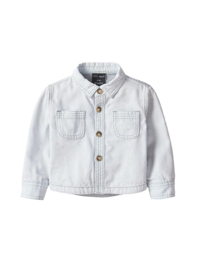 Baby Denim Shacket - Button Down Shirt