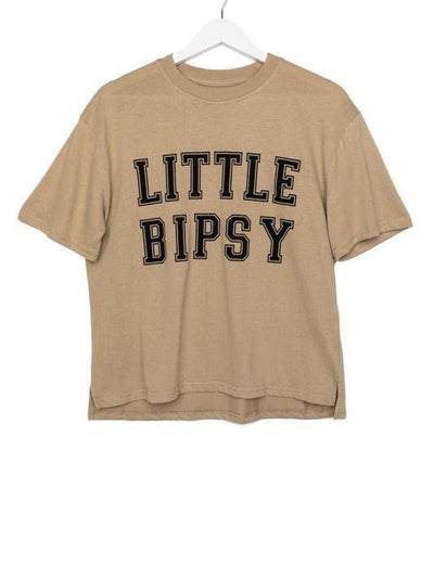 Baby LB Collegiate Tee - Tan - T-shirt