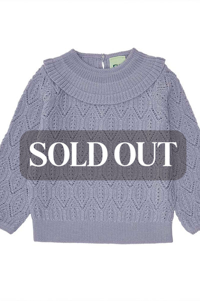 Baby Pointelle Sweater - Lavender - Sweater