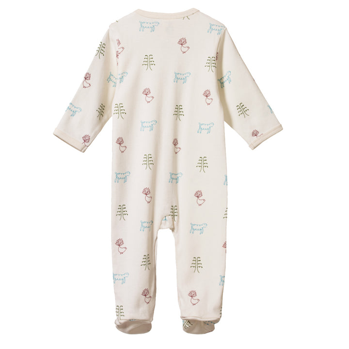 Cotton Stretch and Grow - Nature Baby Print