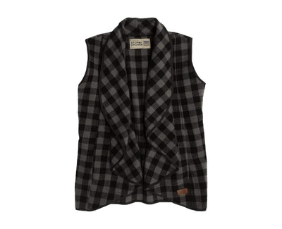 Waterfall Vest - Black/gray Pld