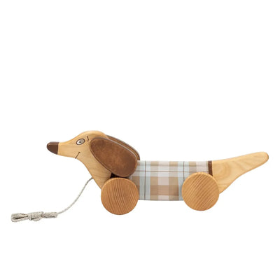 Pull Toy Pastel Sausage Dog - One Size - ’Toy - Baby Kids Adult All’
