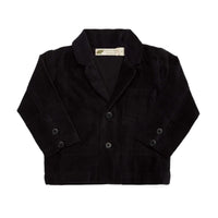 Velveteen Blazer - Black